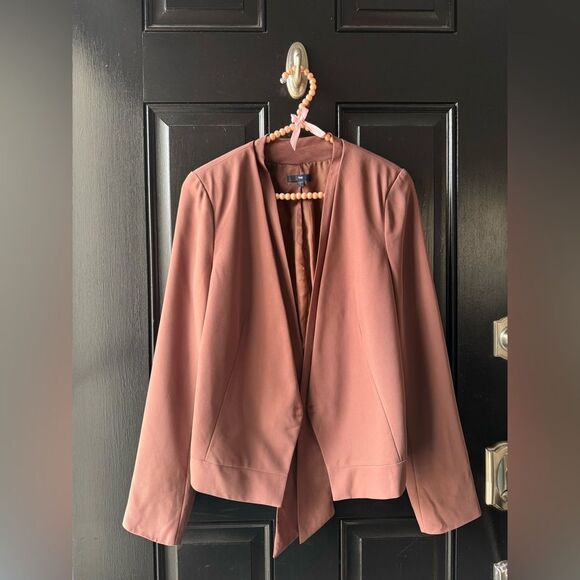 Gap Brown Drape Blazer Size 8 - Picture 1 of 9